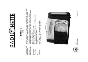 Radionette-Combi Portable_Combi ;Portable-1958.RadioGram preview